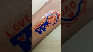 Papa tattoo design❤️ trending viral ytshorts satisfying shortvideo tattoo tatooart papa maa [upl. by Nnairrehs]