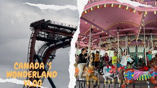 Experience Canadas Wonderland Vlog 2024 [upl. by Akayas]