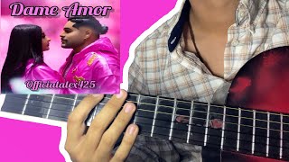 Dame Amor Officialalex425 y Oscar Maydon tutorial requinto y acordes [upl. by Worsham]