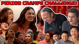 PERIOD CRAMPS CHALLENGE HAHA SOBRANG LAUGHTRIP  ZEINAB HARAKE [upl. by Rossner]