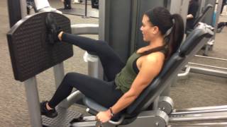 Single leg Leg Press Seated [upl. by Ytinirt]