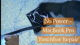 Macbook Pro Touchbar Doesnt Power On Fix  A1707 board 82000281 [upl. by Festatus]