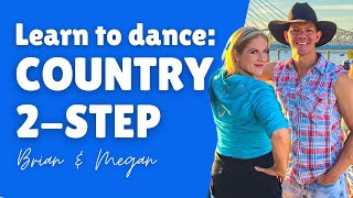 The Best Beginner Country Two Step Dance Moves [upl. by Anwahsad]