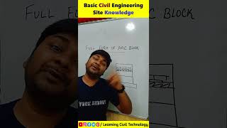 Basic Civil Engineering Site Knowledge learningciviltechnology shorts civilengineering [upl. by Assirolc760]