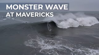 MONSTER WAVE AT MAVERICKS LUCA PADUA 12282023  Mavericks Awards [upl. by Nike]