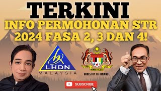 TERKINI PERMOHONAN STR 2024 UNTUK FASA 2 3 DAN 4 [upl. by Hamilah418]