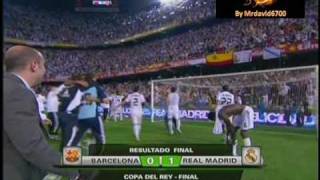 Final Copa del Rey Real Madrid vs Barcelona 20042011 [upl. by Enidanreb]