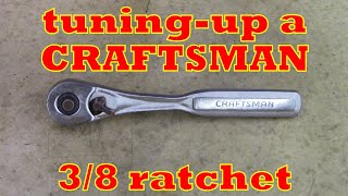 Tuningup a CRAFTSMAN 38 ratchet [upl. by Ultann]