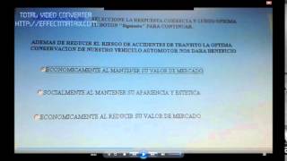 EXAMEN TEORICO COSEVI [upl. by Aetnahs]