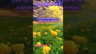 Proverbe 7 verset 1 youtube alleluiatv motivation seigneur love [upl. by Sabine]