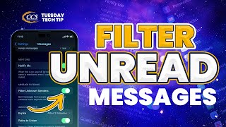 How To Filter Unread Text Messages On Your iPhone [upl. by Coke]