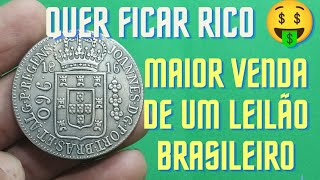 901 MIL REAIS A MOEDA MAIS CARA VENDIDA NO BRASIL E OUTRAS QUE FAZ VOCÊ FICAR RICO [upl. by Orran]