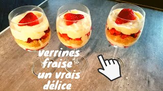 Verrine fraise 🍓 🍓 🍓 😍😍😍 [upl. by Aciamaj]