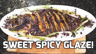 Catch and Cook Sweet Sriracha Glazed Fluke [upl. by Hilario]