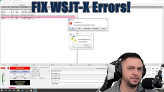 3 Three WSJTX Errors I got after upgrading to Version 23 And How I fixed them FT8 FT8 [upl. by Wulfe]