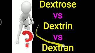 Dextrose vs Dextrin vs Dextran [upl. by Brant675]