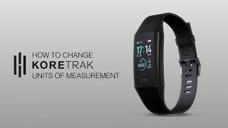 How To Adjust Measurements On The KoreTrak Pro [upl. by Elrak646]