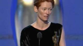 Tilda Swinton winning Best Supporting Actress Oscar® [upl. by Kinemod]