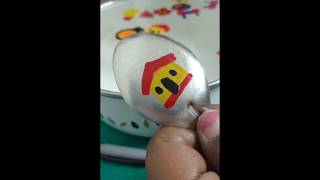 Drawing idea with floating pen 🖊️ and waterAparna Jana art diy floating drawing shorts [upl. by Shelah]