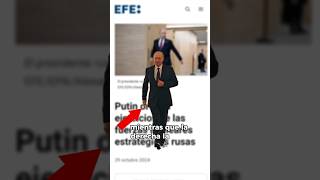 A PUTIN LE FALTA UN BRAZO😳 curiosidades datoscuriosos viralvideo [upl. by Nahsin]