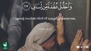 Surah Taha  2528  Beautiful amp Heart Touching Quran Recitation  Malayalam Translation [upl. by Millian]