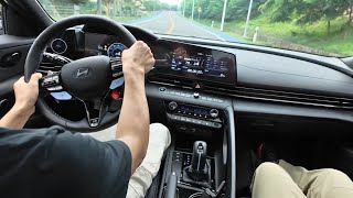 2024 Hyundai Elantra N POV Test Drive [upl. by Nimajneb]