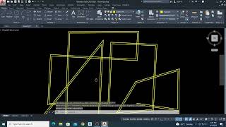 Automatic Trim Intersection Lines In AutoCAD [upl. by Eldoree]