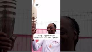 At the 2024 Paris Olympic Games Snoop Dogg played a prominent role as one of the final torchbearers [upl. by Desta]