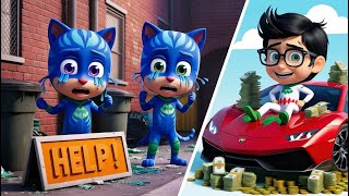 Owlettes Choice Catboy Vs Romeo Who Is The Best  Catboys Life Story  PJ Masks 2D Animation [upl. by Jacintha727]