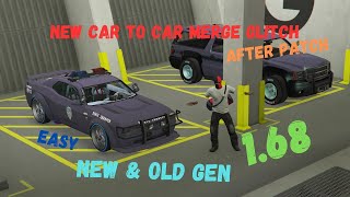 NEW AFTER PATCH CAR TO CAR MERGE GLITCH ON GTA 5 ONLINE ‼️ 168 [upl. by Nelak886]