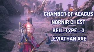 God of War Ragnarok Valhalla  Chamber of Aeacus  Nornir Chest  Bell Type 3 [upl. by Enneyehs]