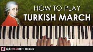 Mozart  Turkish March Rondo Alla Turca Piano Tutorial Lesson [upl. by Qahsi]