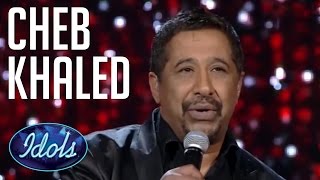 Cheb Khaled Sings live On Arab Idol  Idols Global الشاب خالد  عيشة [upl. by Adair]