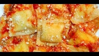 Ravioli sa sunkom Recept [upl. by Hanleigh554]