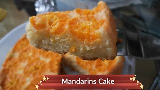 If you have a Mandarin🍊 at homeMake this Mandarin Cake  tata cadavid [upl. by Lairbag]