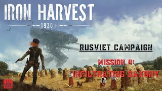 Iron Harvest Rusviet Campaign  Mission 4 quotInfiltrating saxonyquot [upl. by Niai]