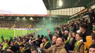 PYROS  Norwich City Fans Tormenting Their Rivals Ipswich Town City’s Going Up Song [upl. by Nitsud155]