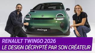 NOUVELLE Renault TWINGO électrique 2026 Son DESIGN décrypté par son CREATEUR [upl. by Adamsen]