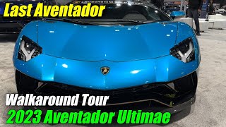 The Last Aventador  2023 Lamborghini Aventador Ultimae LP7804 [upl. by Griffy382]