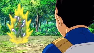 Vegeta shows the power of super Saiyan blue to trunks [upl. by Calvert]