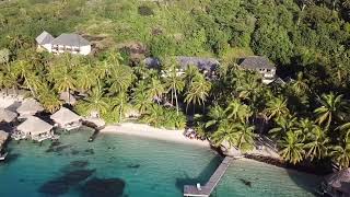 Maitai Hotel Bora Bora from Drone [upl. by Iridissa]