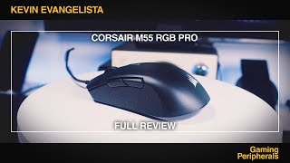 A LIGHT MOUSE FOR 40  Corsair M55 RGB Pro Review [upl. by Mathis430]