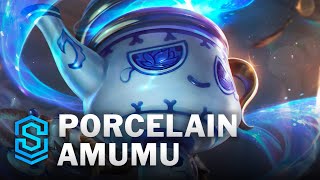 Porcelain Amumu Skin Spotlight  League of Legends [upl. by Nnyledam844]