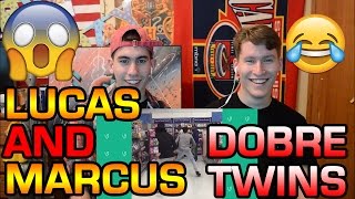 Reacting to LUCAS and MARCUS aka The DOBRE TWINS [upl. by Sueahccaz]