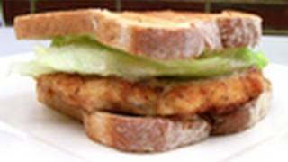 Chicken Schnitzel Sandwich Recipe [upl. by Thomson]