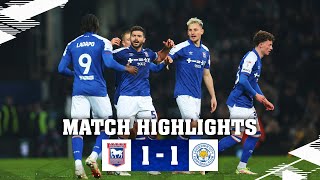 HIGHLIGHTS  TOWN 1 LEICESTER 1 [upl. by Nilknarf]