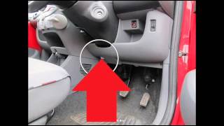 Citroen C1 diagnostic OBD2 port location video [upl. by Conlin823]