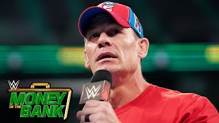 John Cena announces he will retire in 2025 Money in the Bank 2024 highlights [upl. by Domella]