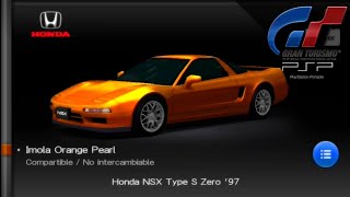 Honda NSX Type S Zero 97  Gran Turismo PSP  Showcase [upl. by Nylinnej]