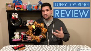 Trying to Destroy Indestructible Dog Toys Tuffy Mega Gear Ring Review [upl. by Yesnil]